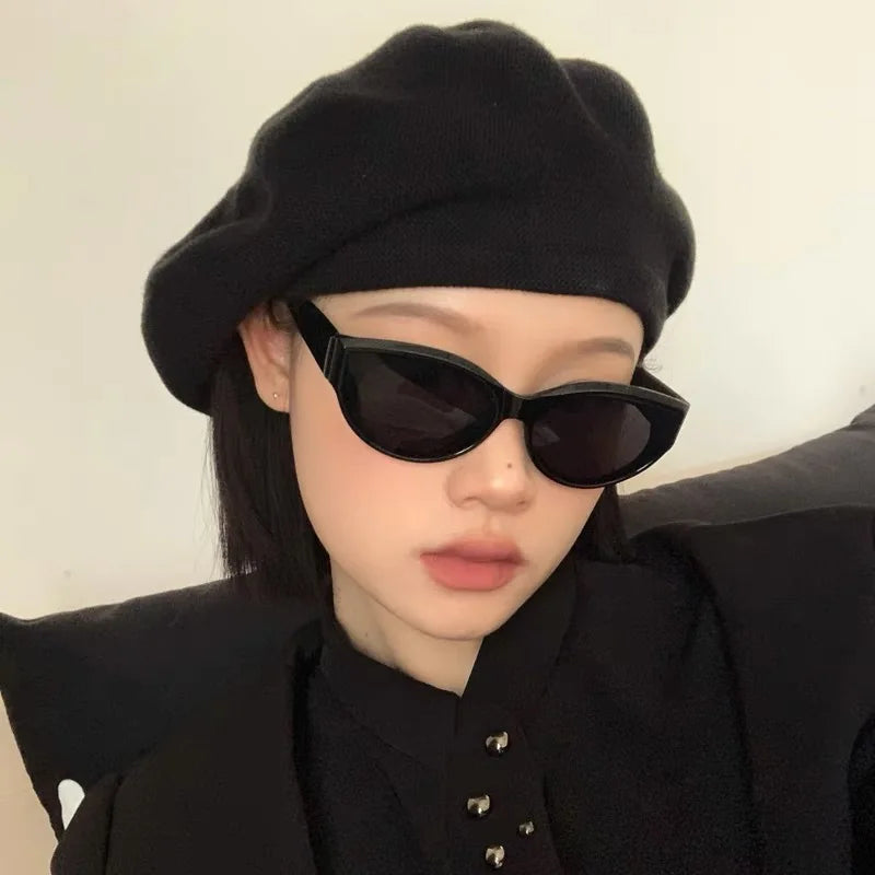 Vintage Cat Eye Sunglasses – Oval Elliptic Frames for Women UV Protection