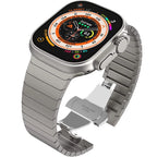 Titanium Apple Watch Band – Metal Replacement Strap for Series 1-10 and Ultra