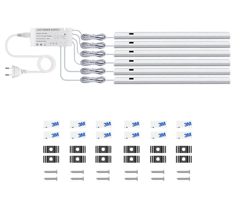 Motion Sensor LED Light Bar – Hand Sweep Cabinet Lamp for Kitchen and Wardrobe