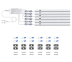 Motion Sensor LED Light Bar – Hand Sweep Cabinet Lamp for Kitchen and Wardrobe