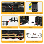 Remote Control Steam Train – Retro Simulation Toy for Kids