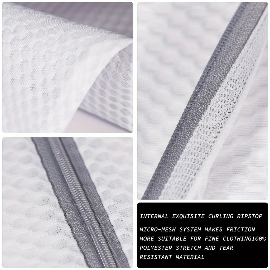 Honeycomb Mesh Laundry Bags – Durable Zippered Pouches for Delicate Washing