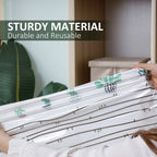 Cubic Vacuum Storage Bags – Large Plastic Compression Seals for Travel Packing