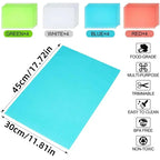 EVA Waterproof Refrigerator Liner Mats – Non-Slip Washable Pads for Kitchen
