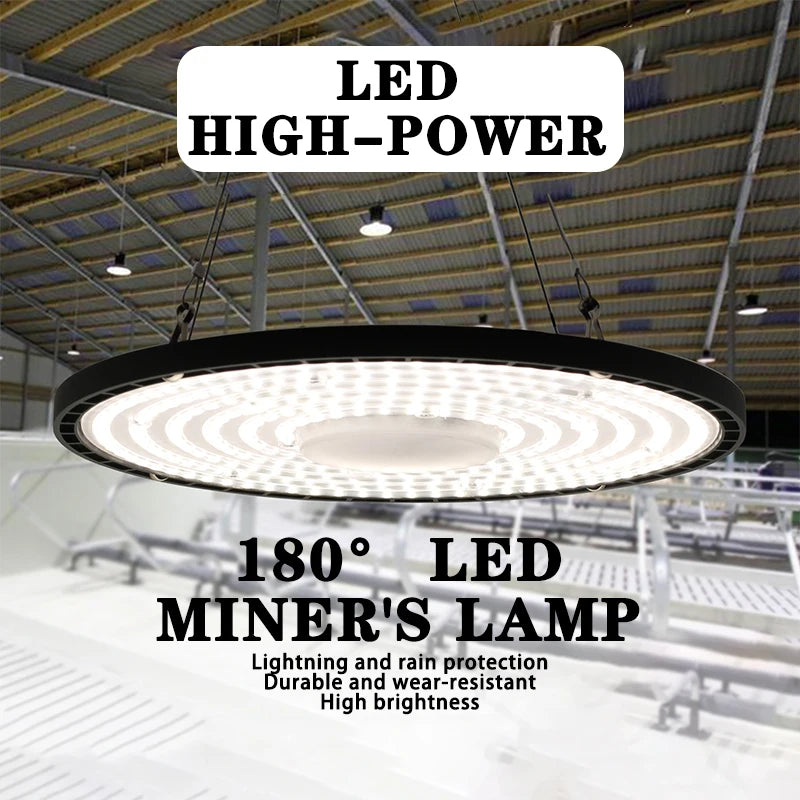 UFO LED High Bay Light – 200W Waterproof Industrial Lighting for Warehouse