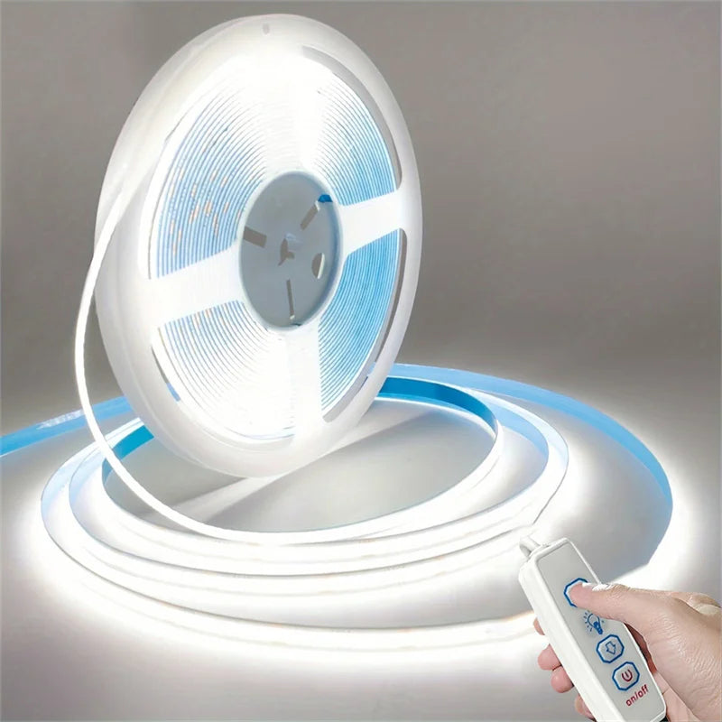USB COB LED Strip Light – Dimmable Flexible Tape for TV Backlight Room Decor