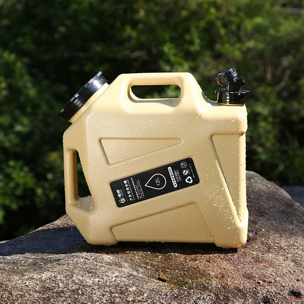 Portable Water Container with Faucet – Large Capacity for Camping and Hiking
