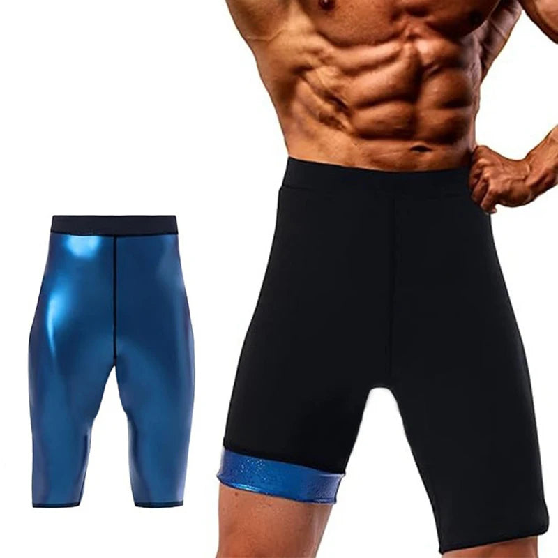 Thermo Sauna Compression Leggings – Fat Burning Body Shaper for Men Gym Workout