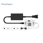 Addressable LED SPI Controller – WiFi Music Sync for RGBIC Pixel Lighting