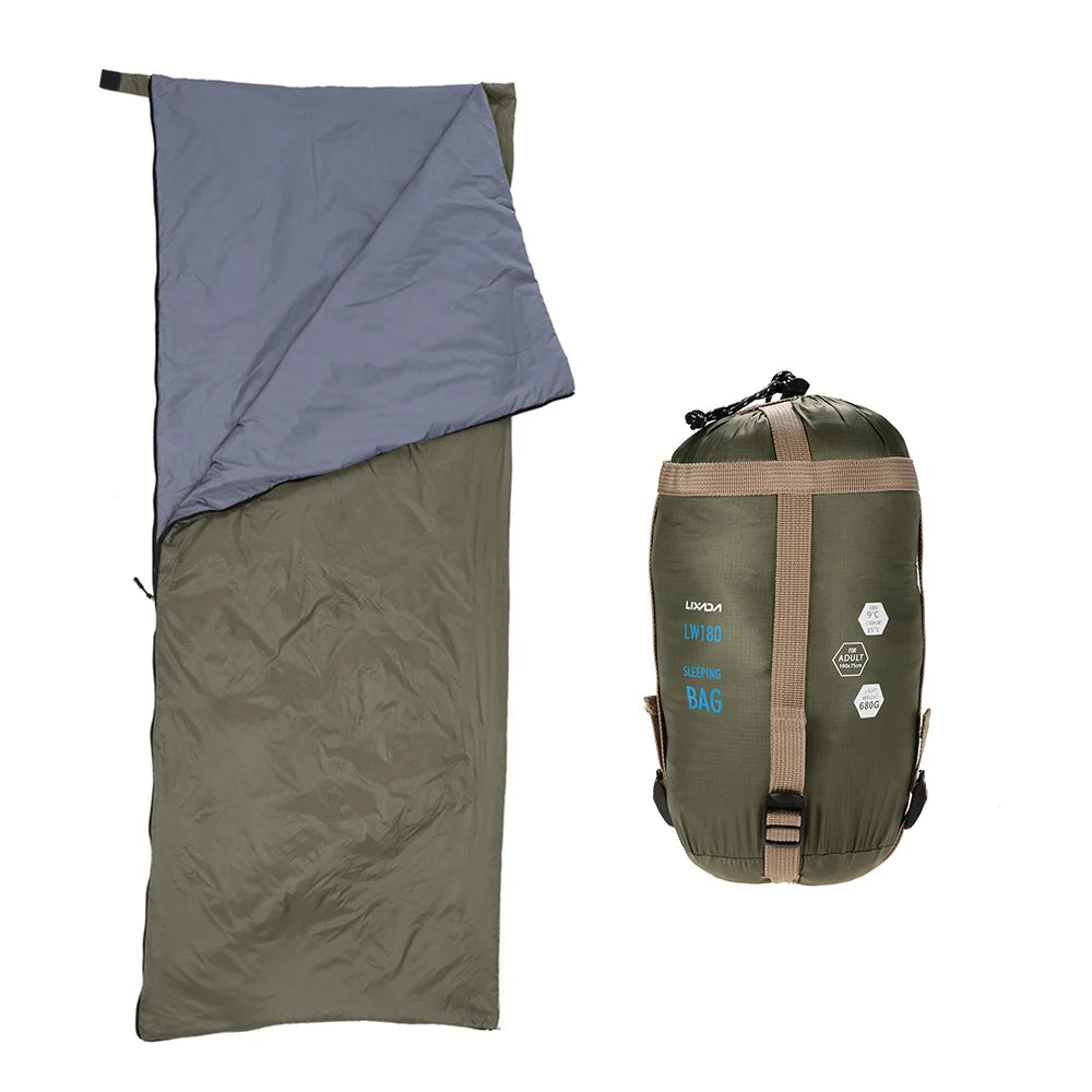 Ultralight Envelope Sleeping Bag – Compact Portable Gear for Camping Travel