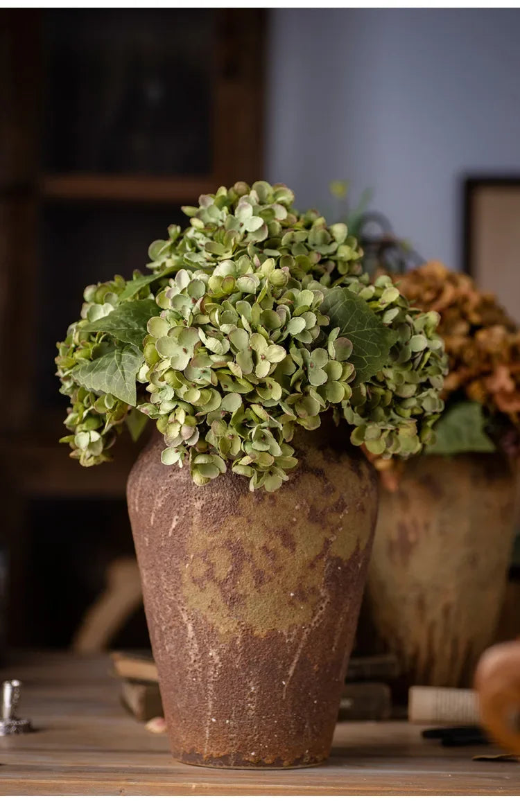 Artificial Silk Hydrangea – Realistic Flower Stem for Wedding Decor