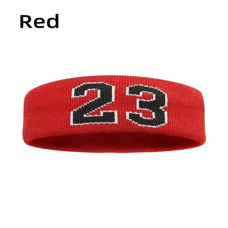 Cotton Athletic Headband – Elastic Sweatband for Gym Sports and Training