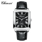 Quartz Couple Watches – Waterproof Leather Calendar Wristwatch for Daily Wear