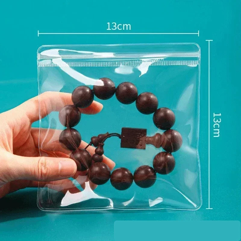 Transparent PVC Zip Jewelry Pouches – Anti-Oxidation Bags for Storage