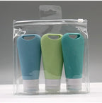 Silicone Travel Dispenser Bottles – Leakproof 90ml Containers for Toiletries