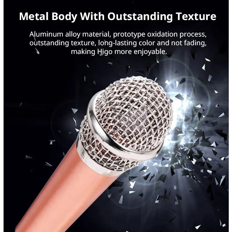 Mini Stereo Microphone – 3.5mm Handheld Mic for Phone Laptop Karaoke
