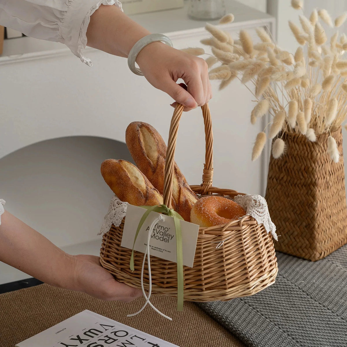 Artificial French Baguette Model – Realistic Bread Prop for Kitchen Decor