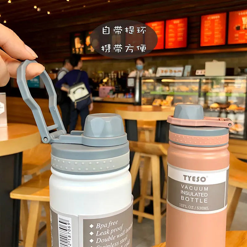 Stainless Steel Vacuum Flask – Insulated Travel Mug for Outdoor Sports