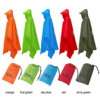 3-in-1 Waterproof Rain Poncho – Hooded Rainwear for Camping and Hiking