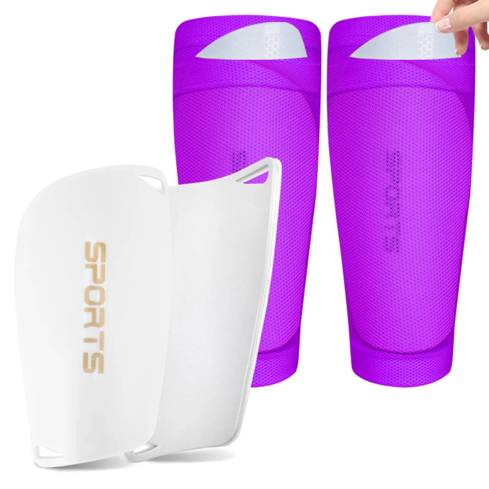 Soccer Shin Guard Socks – EVA Cushion Protection for Kids and Youth Sports