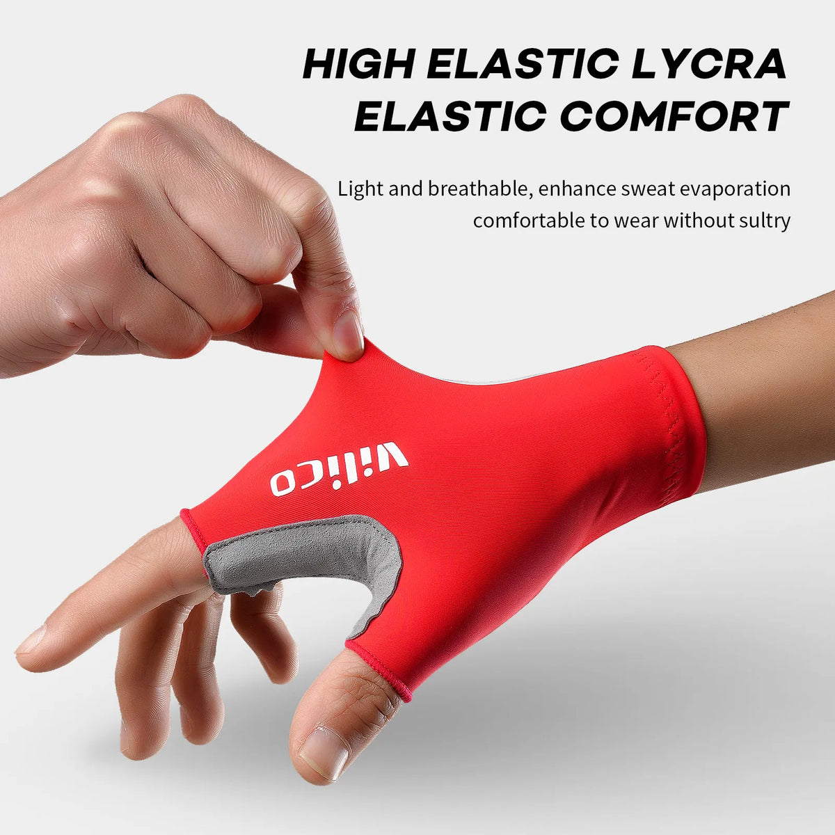 Half Finger Cycling Gloves – Anti-Slip Breathable Mittens for Road MTB Racing
