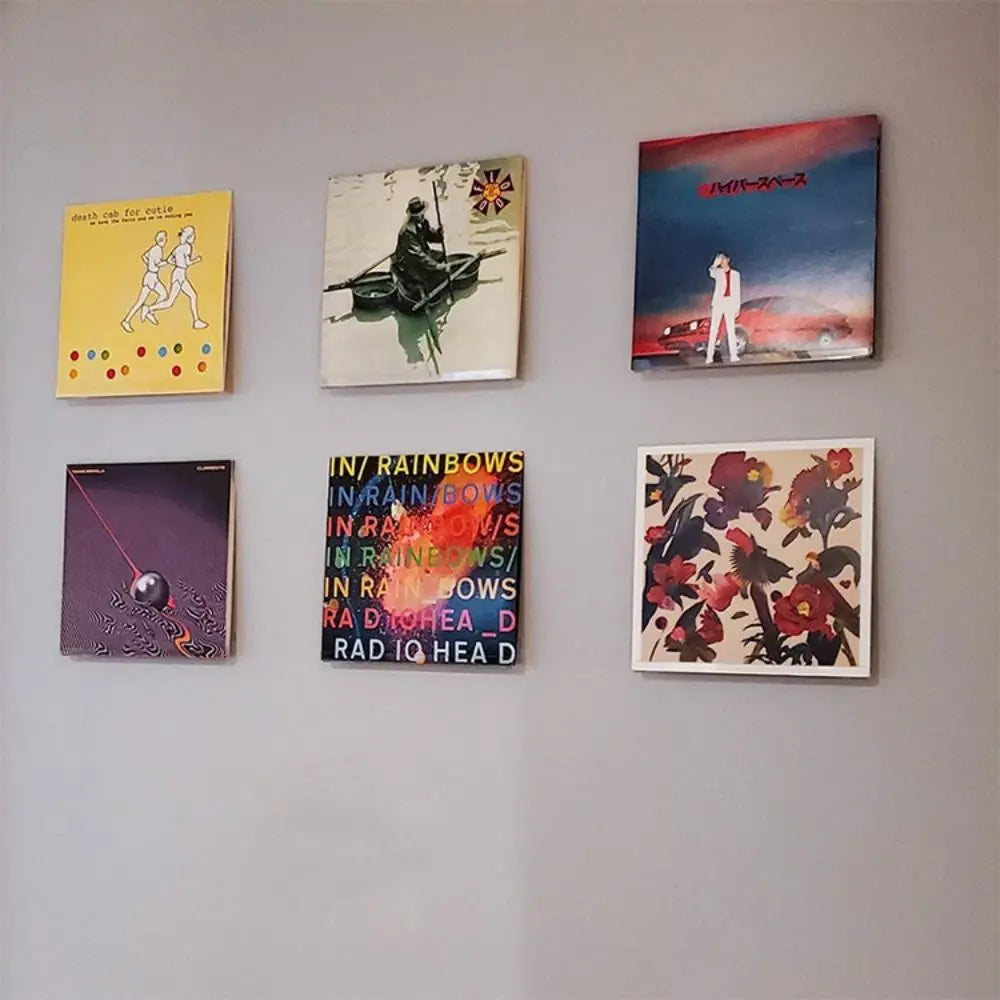 Acrylic Vinyl Record Wall Mount – Clear Display Shelf for Music Collectors