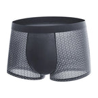 Ice Silk Mesh Boxer Briefs – Breathable Plus Size Underwear for Summer