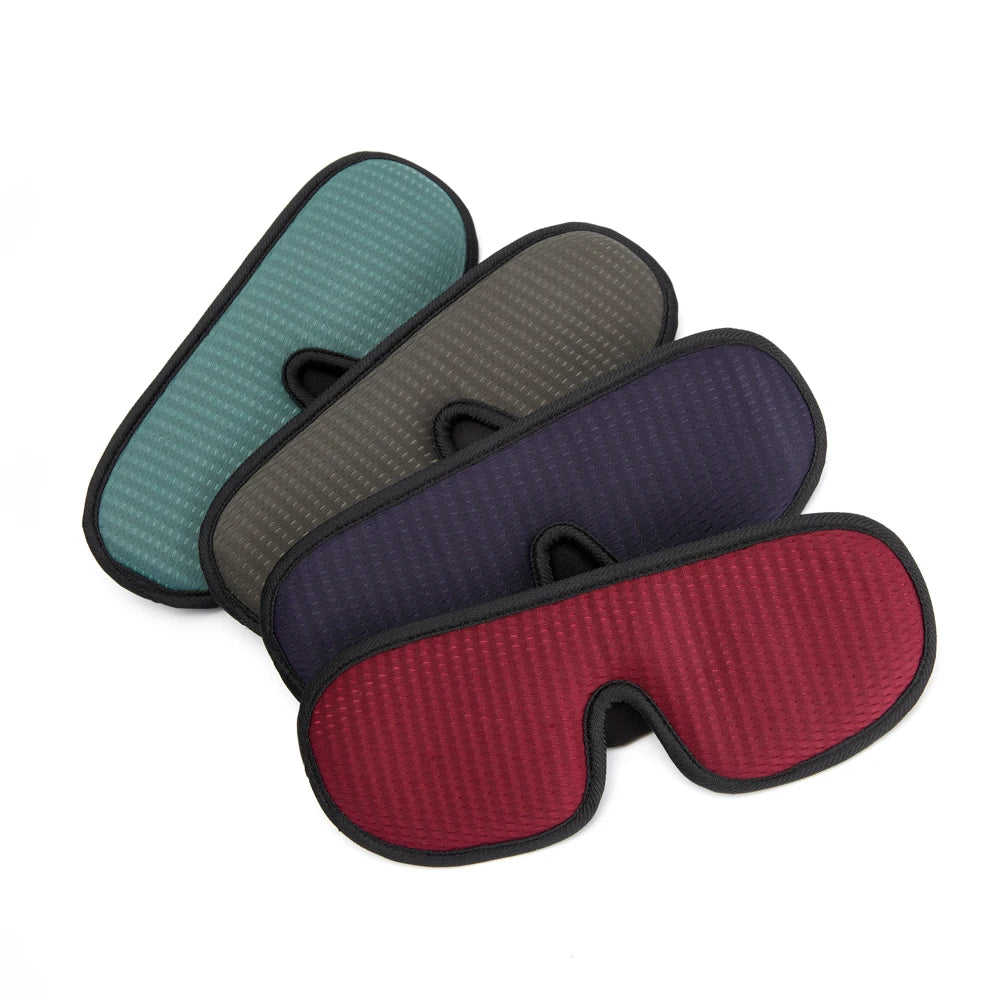 Soft 3D Contoured Eye Mask – Breathable Light Blocking for Travel Sleeping