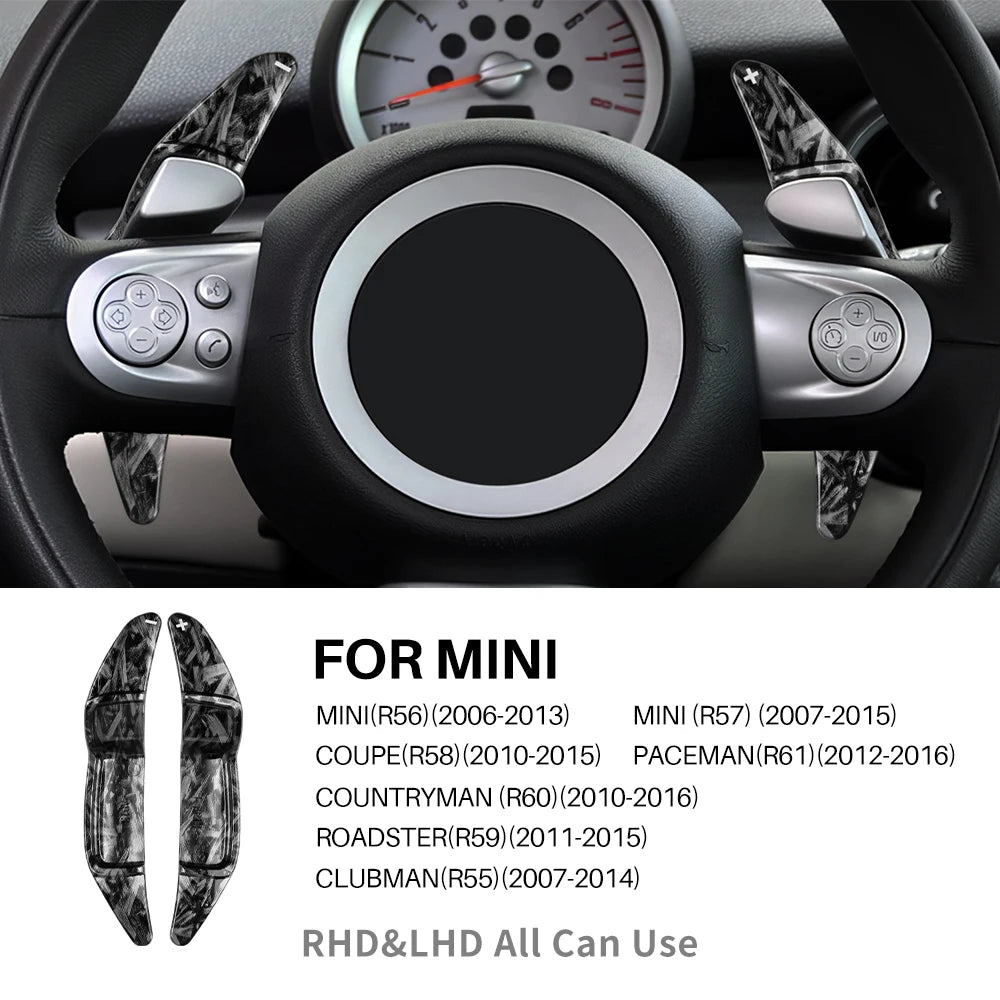 Steering Wheel Paddle Shifters – Aluminum Extensions for MINI Cooper S JCW