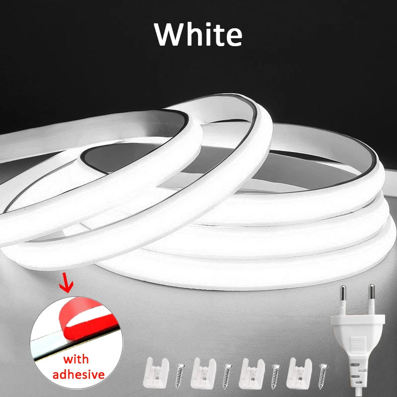Waterproof COB LED Strip – Flexible High Brightness Ribbon for Home Lighting