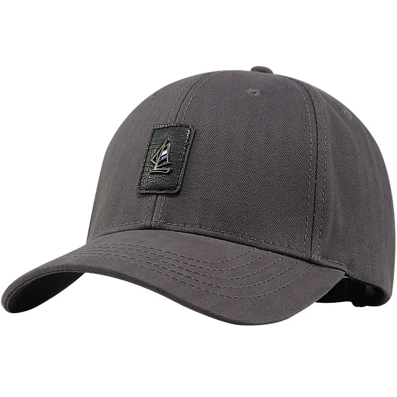 Oversized Cotton Baseball Cap – Adjustable Large Fit for Men and Women