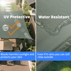 Waterproof Sun Shade Sail – UV Block Canopy for Garden Patio and Camping