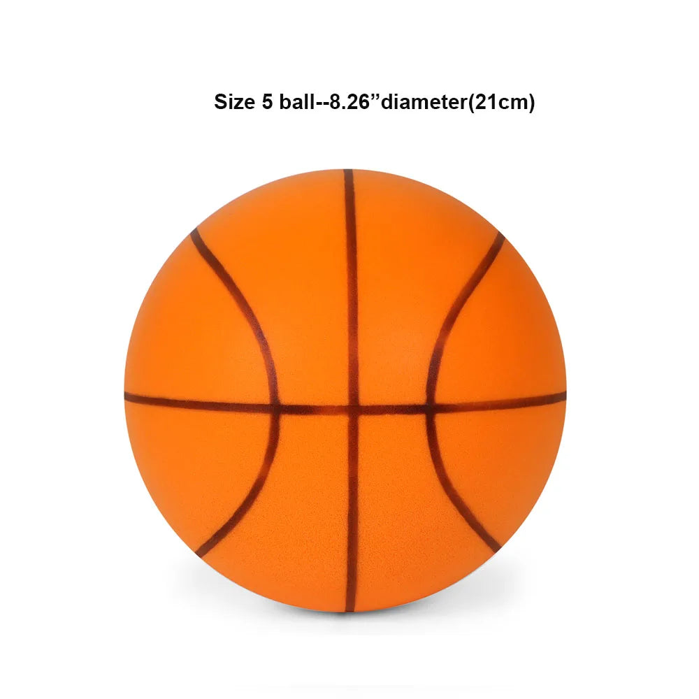 Silent Foam Basketball – Mute Indoor Training Ball for Kids Birthday Gift