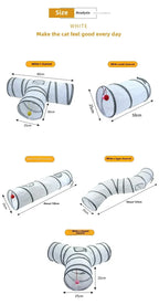 Foldable Pet Tunnel – Interactive Cat Toy for Indoor Training and Play