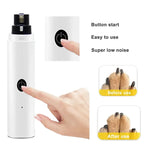 Electric Pet Nail Grinder – USB Rechargeable LED Grooming Tool for Cats and Dogs