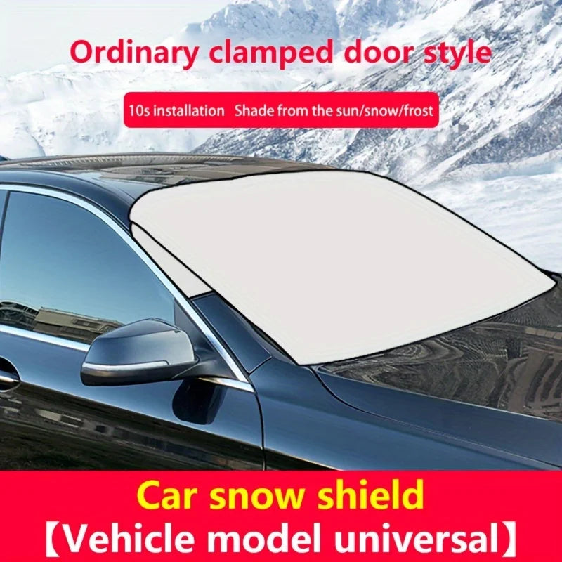Universal Windshield Snow Cover – Waterproof Frost Protection for Winter Outdoors