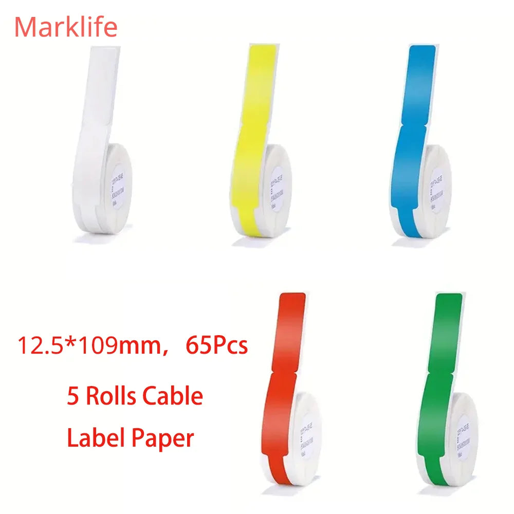 Thermal Label Maker Tape – Waterproof Adhesive Stickers for Office and Home