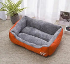 Large Square Dog Bed – Warm Soft Nest for Small Medium and Large Pets