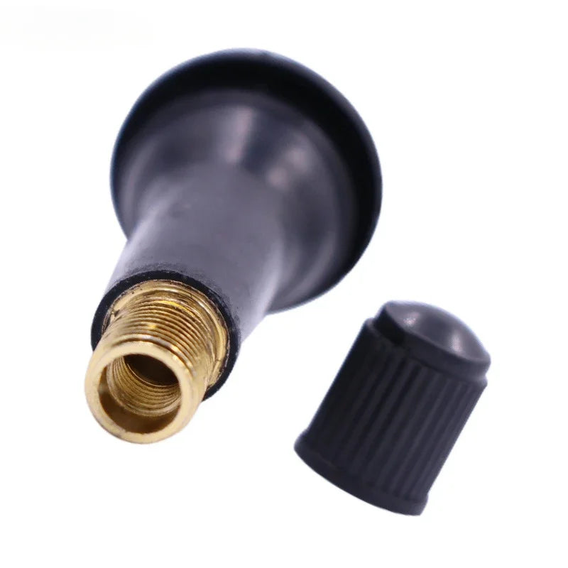 Rubber Tire Valve Stems – Snap-In Replacement Parts for Automotive Repairs