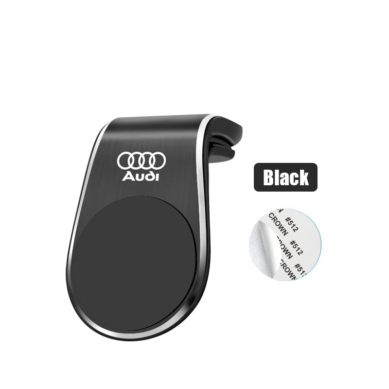 Magnetic Car Phone Mount – Universal Metal Holder for Audi Series Vehicles