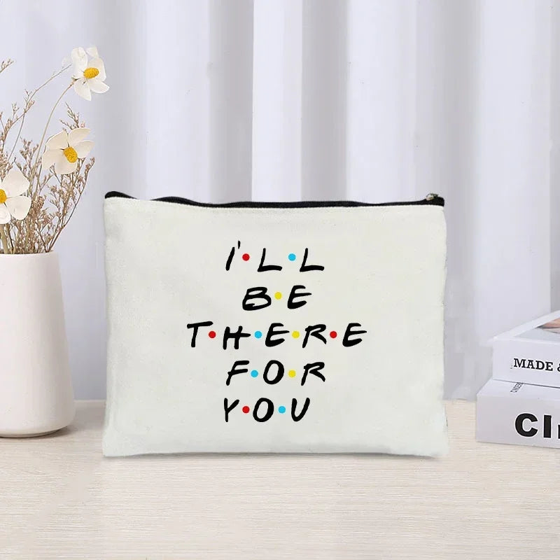 Canvas Friends Makeup Bag – Eco-friendly Cosmetic Organizer for Travel