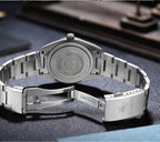ADDIESDIVE 36mm Quartz Watch – Stainless Steel Sand Dial for Everyday Wear