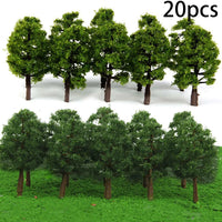 7cm Model Train Trees – Miniature Scenery for Architectural Dioramas
