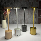 Rechargeable Table Lamp – Stepless Dimming Touch Light for Bedside Decor
