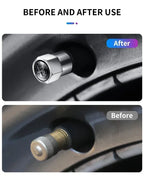 Metal Car Tire Valve Stem Caps – Automotive Accessory for Alfa Romeo Models