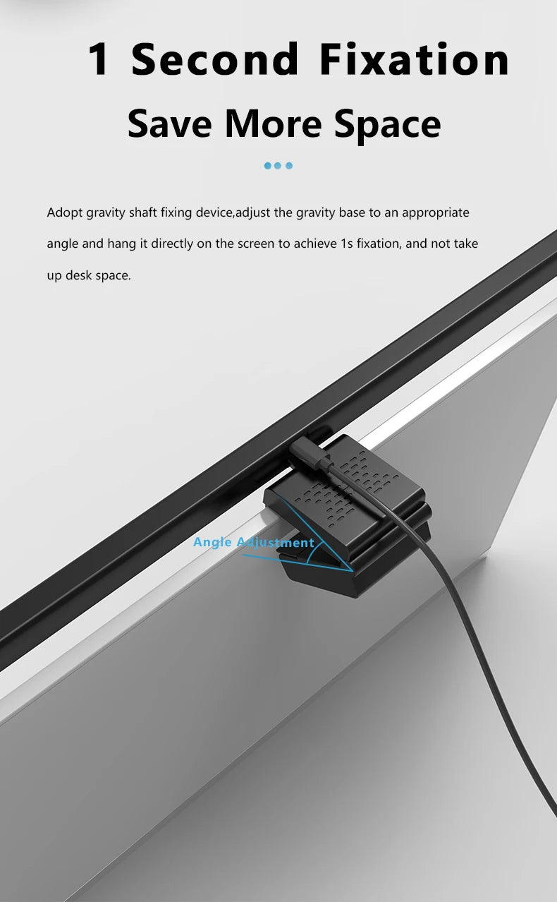 50cm Computer Monitor Light Bar – Stepless Dimming USB Lamp for Study Reading
