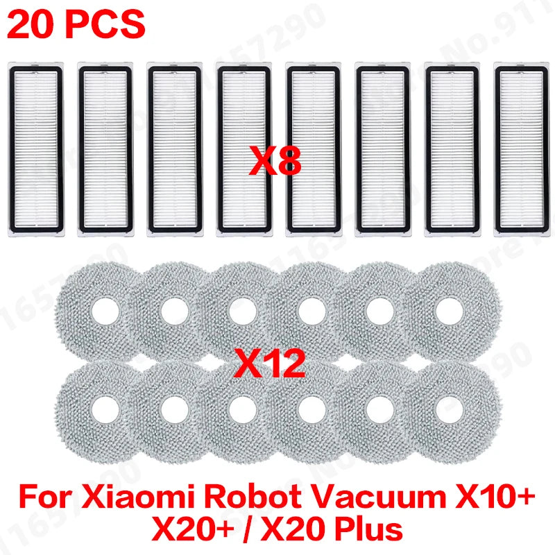 Vacuum Replacement Parts – Brushes and Filters for Xiaomi Robot Cleaners