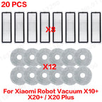 Vacuum Replacement Parts – Brushes and Filters for Xiaomi Robot Cleaners