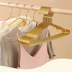 Gold Stainless Steel Coat Hangers – Durable Metal Closet Organizers for Home