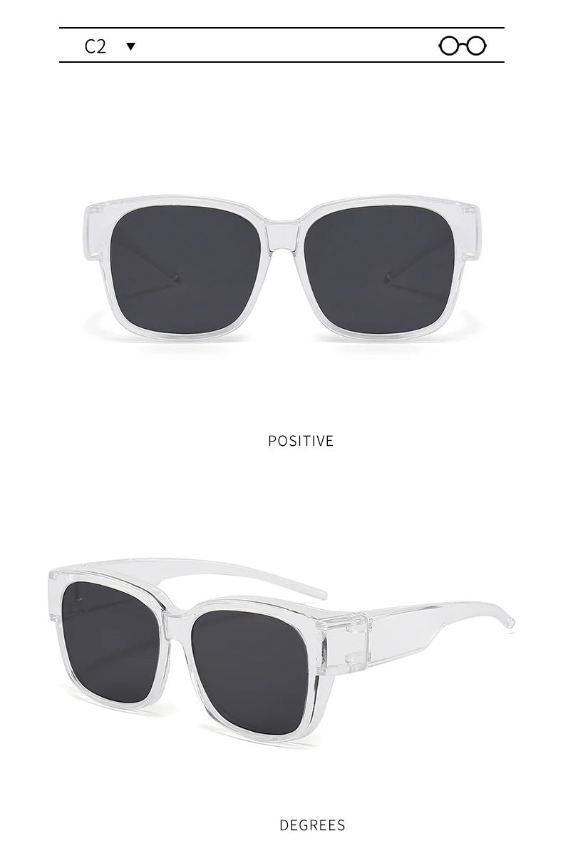 Polarized Fit-Over Sunglasses – Anti-Glare Eye Wear for Night Driving